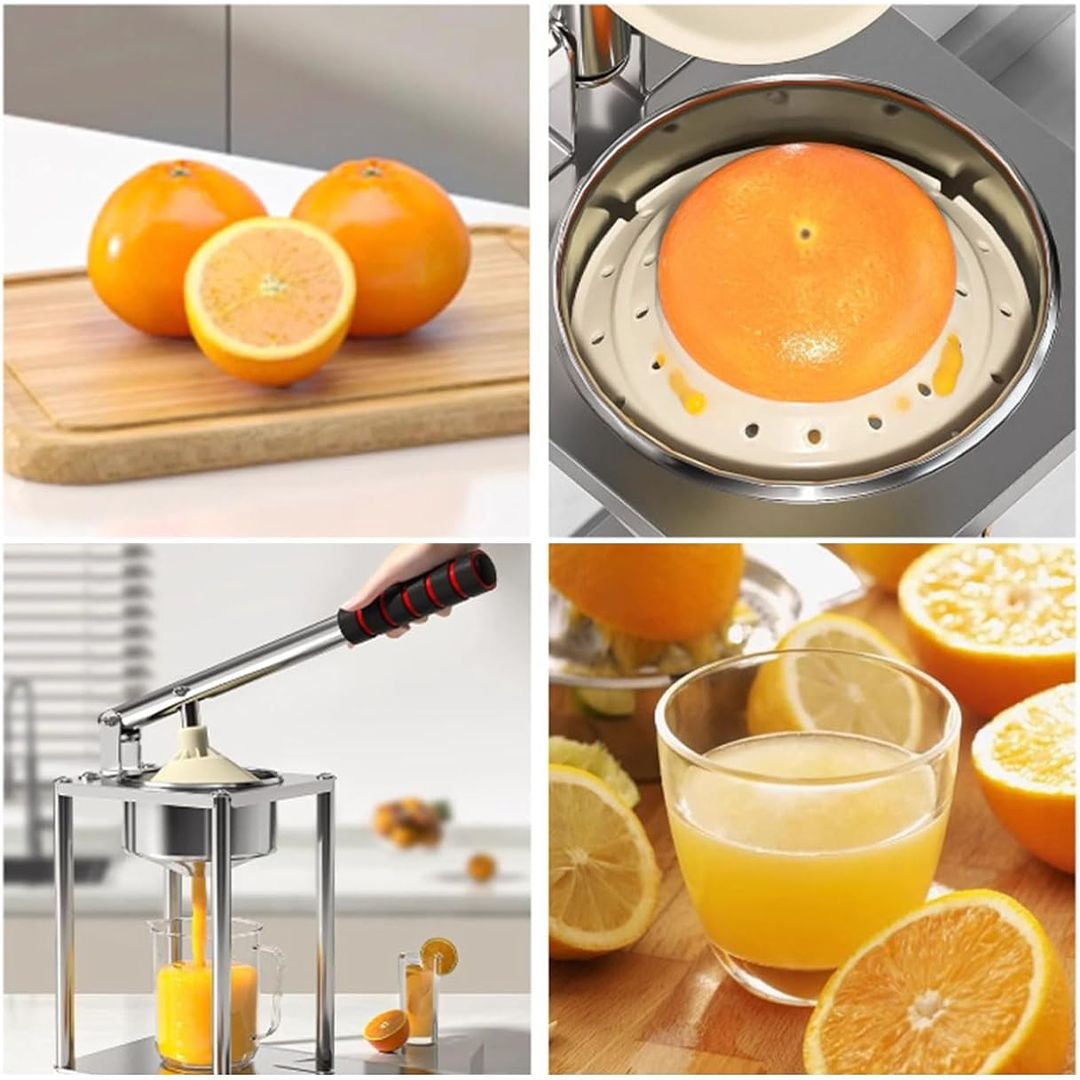 عصارة يدوية متينة من الستانلس ستيل - 12