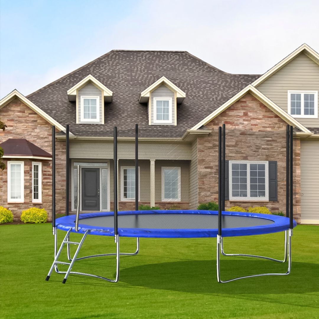 Outdoor Trampoline with Stairs M2 S4.27 product thumbnail 3