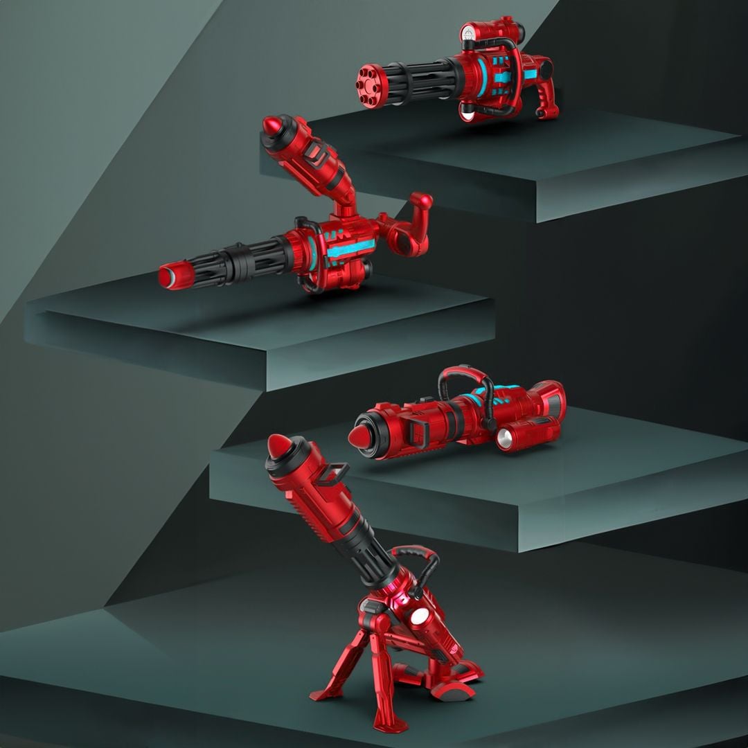 بندقية ورشاش رمي السهام الإسفنجية - 7