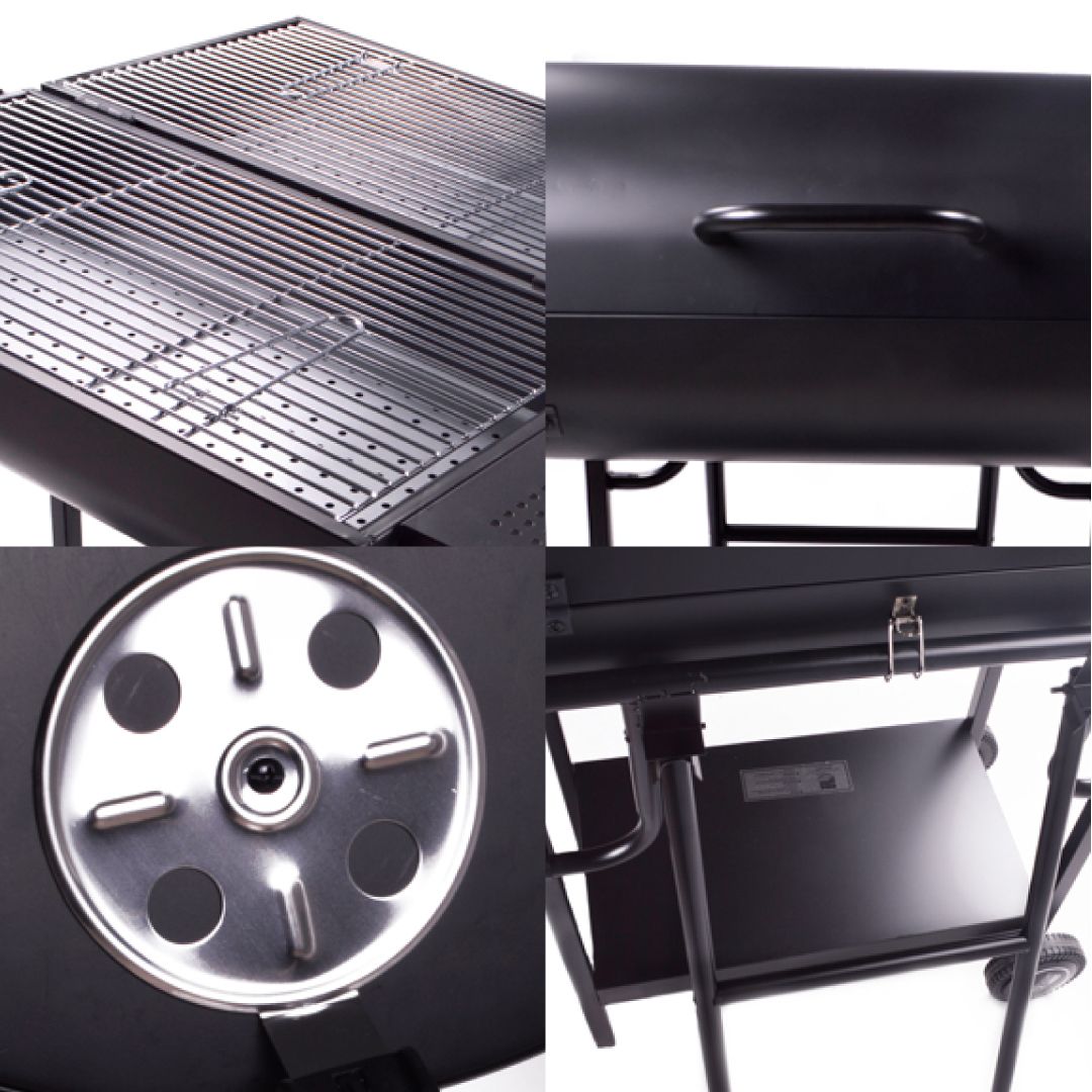 Charcoal Kettle Grill With Side Shelves product thumbnail 9