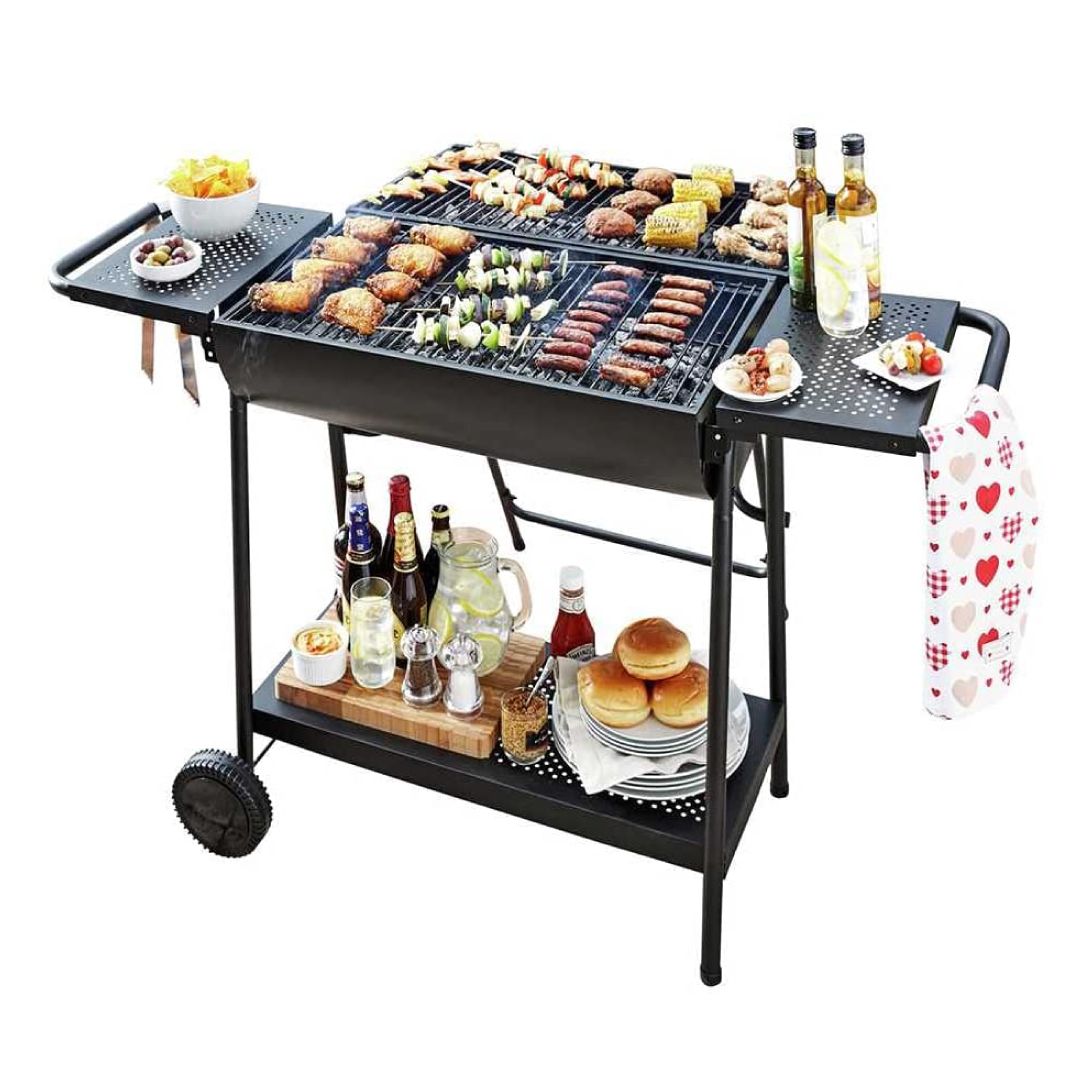 Charcoal Kettle Grill With Side Shelves product thumbnail 7
