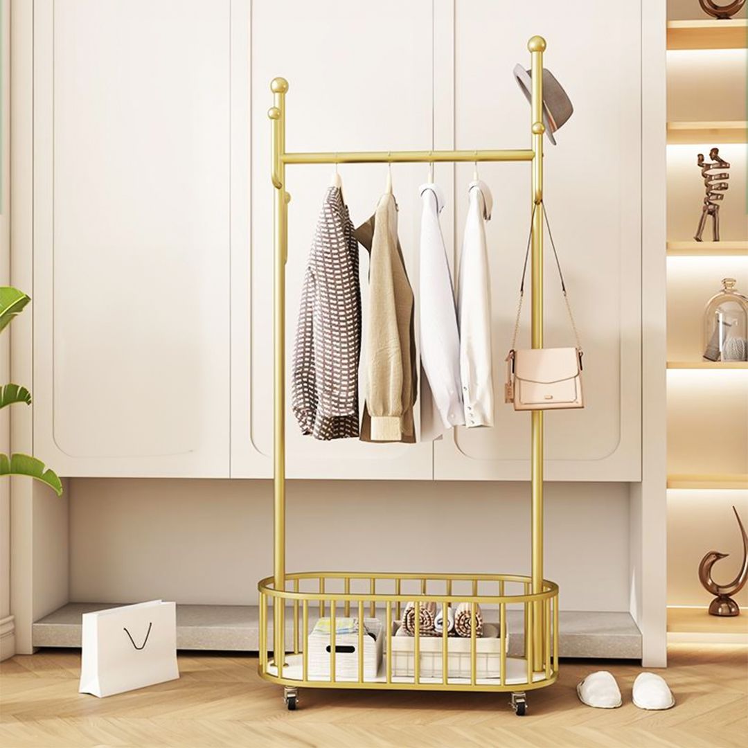 Clothes Stand with Wheels and Basket product thumbnail 4