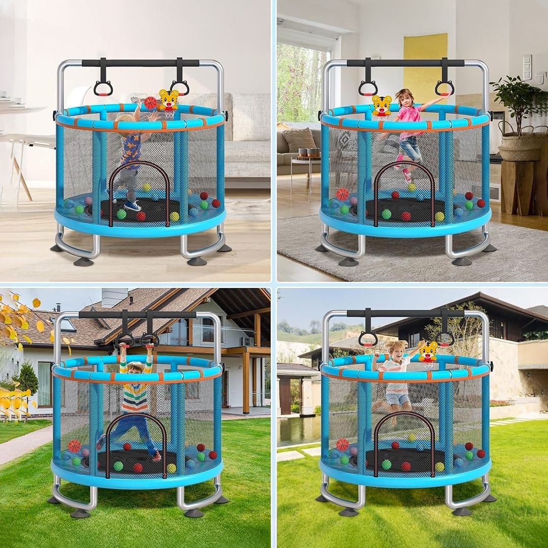 ترامبولين للأطفال مع ألعاب متعددة - 4
