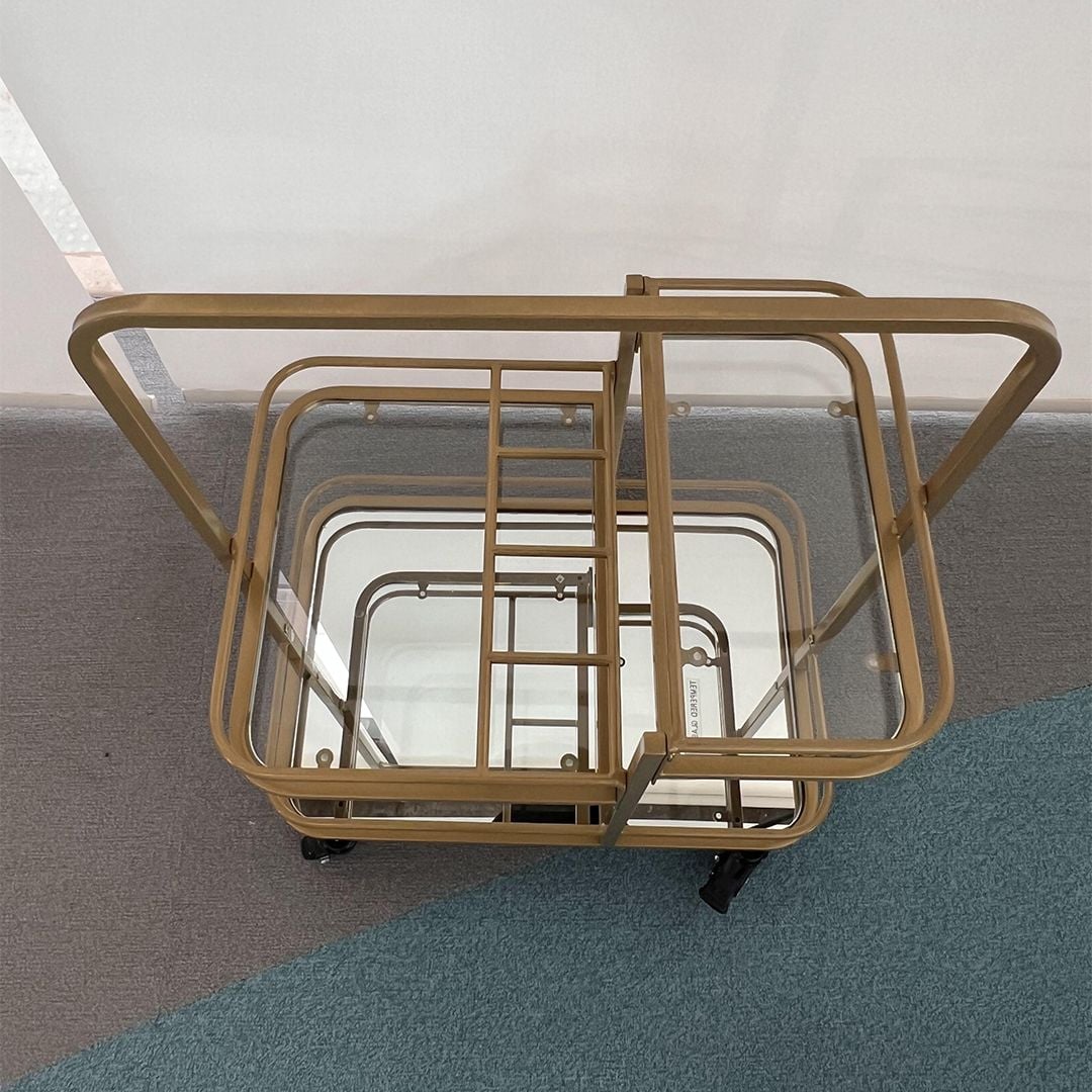 Metal hospitality trolley with wheels product thumbnail 9