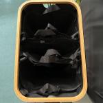 سلة غسيل ثلاثية مع غطاء ضد الماء - 4