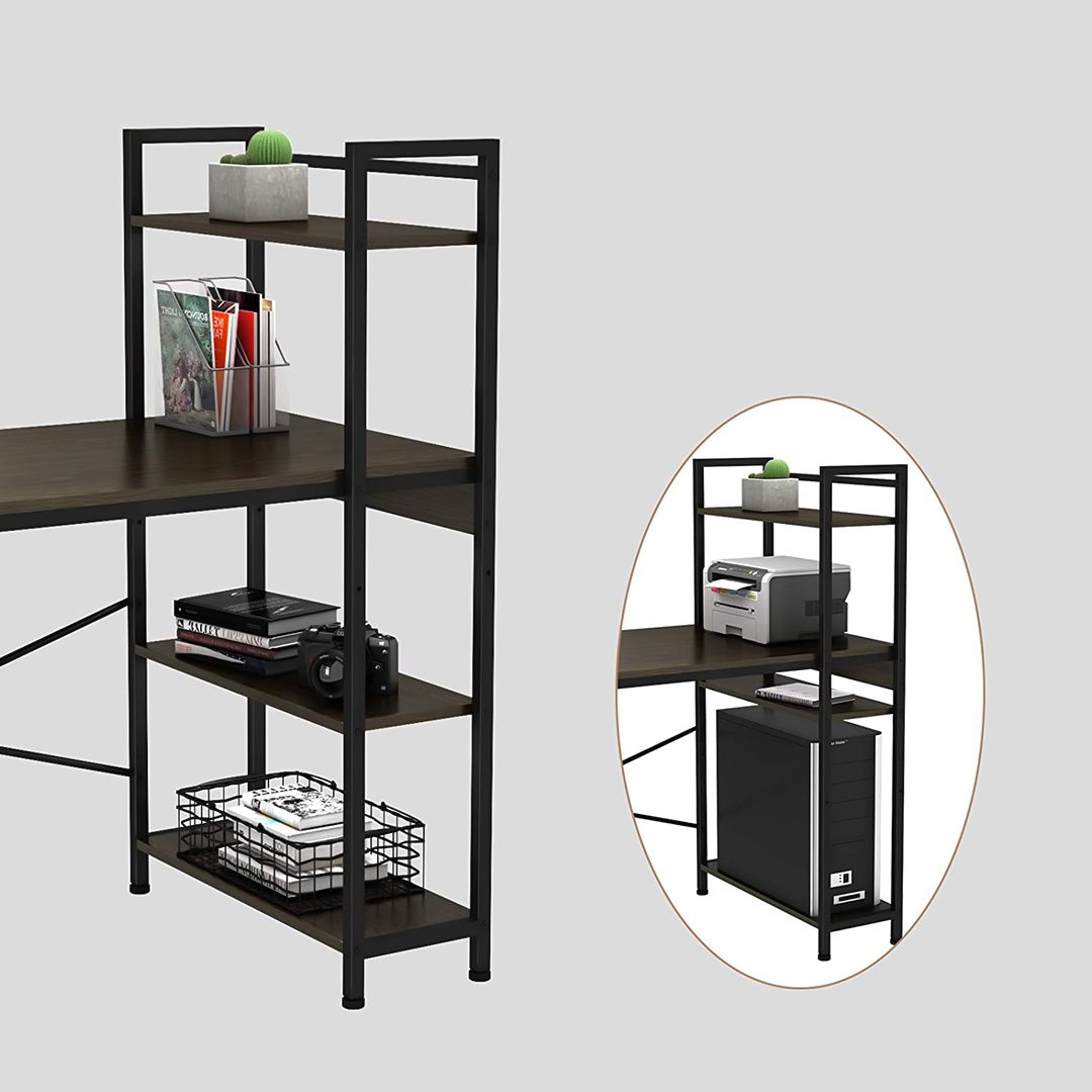 Computer Desk with Shelves 120 cm product thumbnail 12