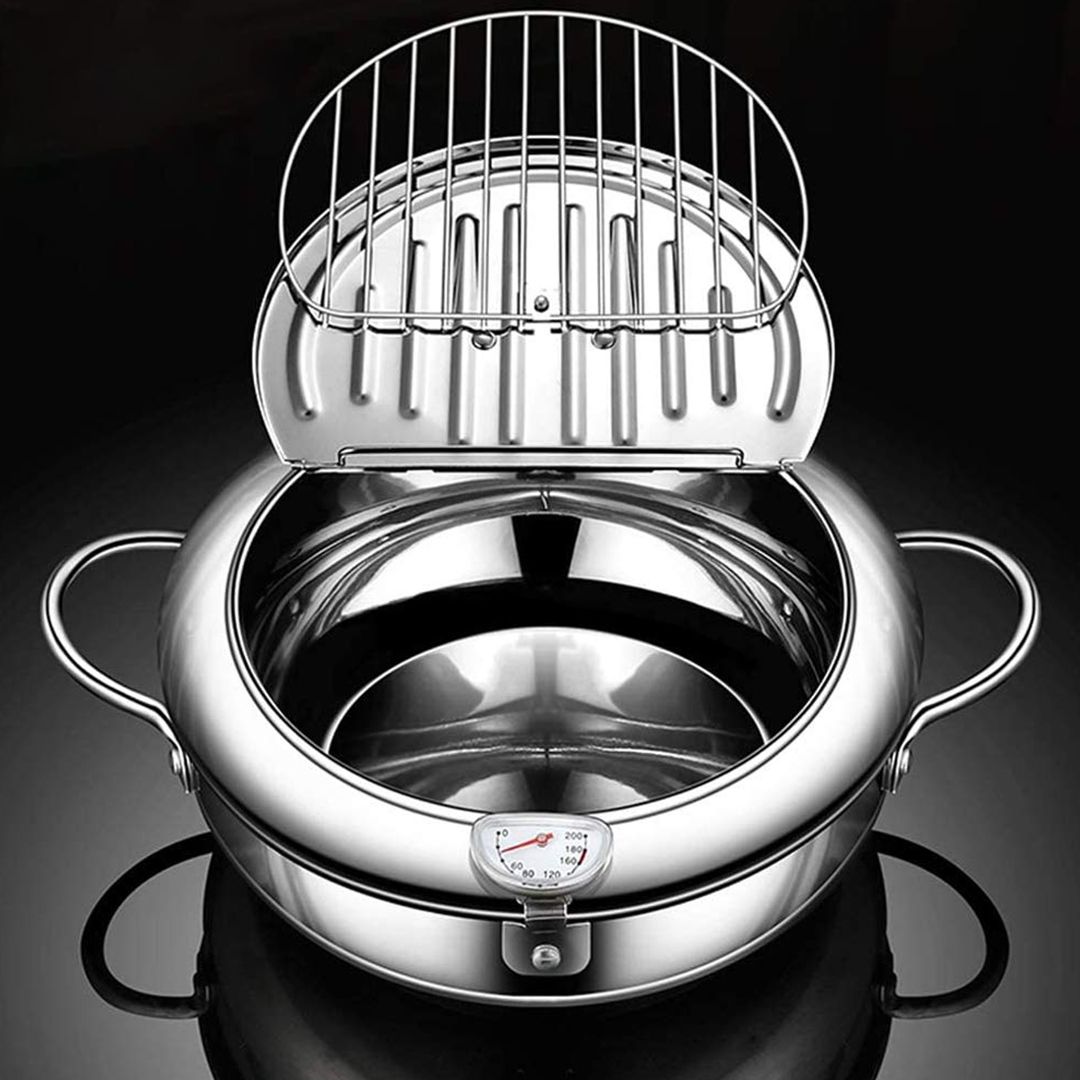 Stainless Steel Deep Frying Pot product thumbnail 11