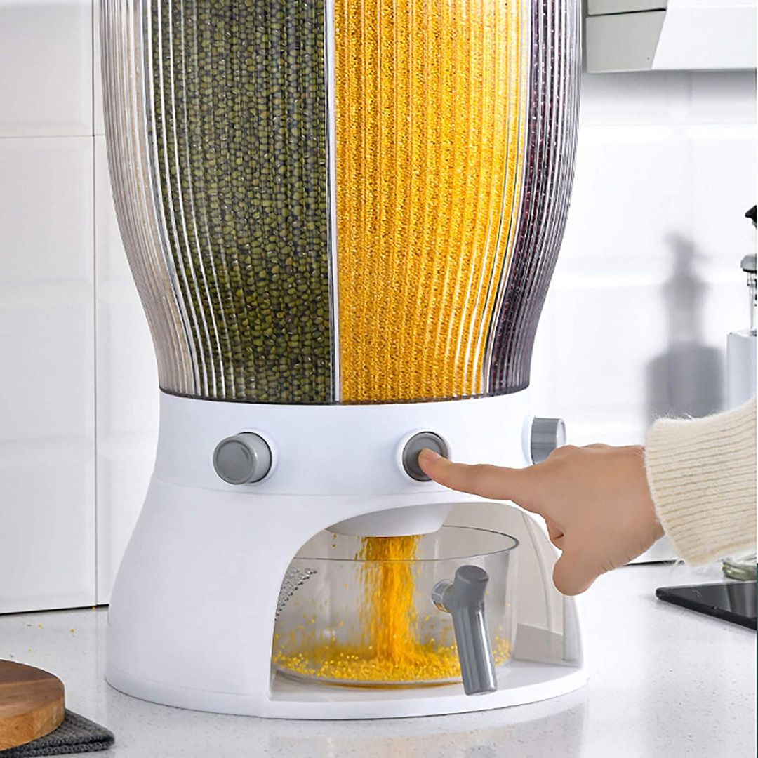 حافظة وموزعة الحبوب المُتكاملة - 4