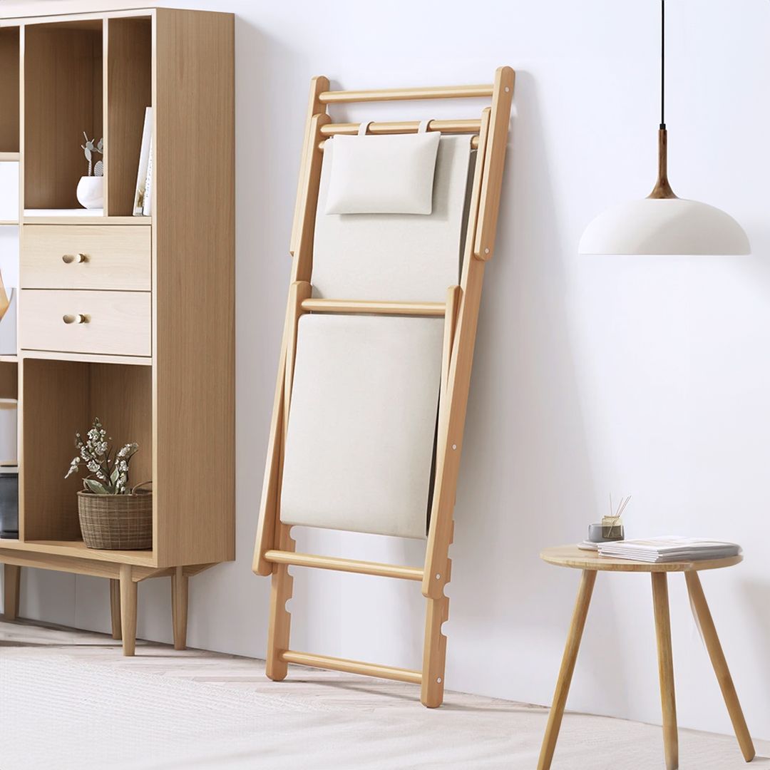 كرسي استرخاء خشبي خارجي - 7