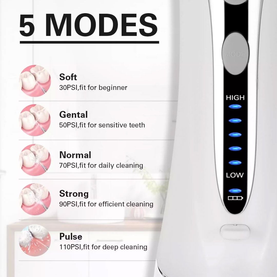 مضخة تنظيف الأسنان بضغط الماء - 9