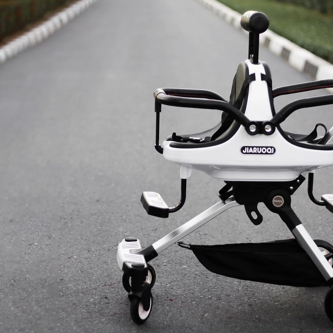 عربة أطفال مزدوجة بأربع عجلات كبيرة	 - 11