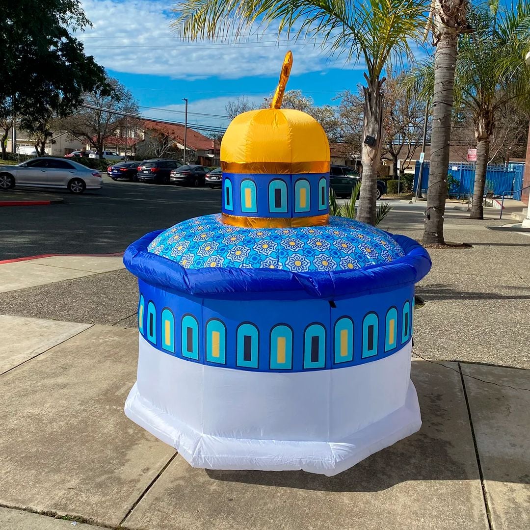 مسجد قبة الصخرة القابل للنفخ - 16