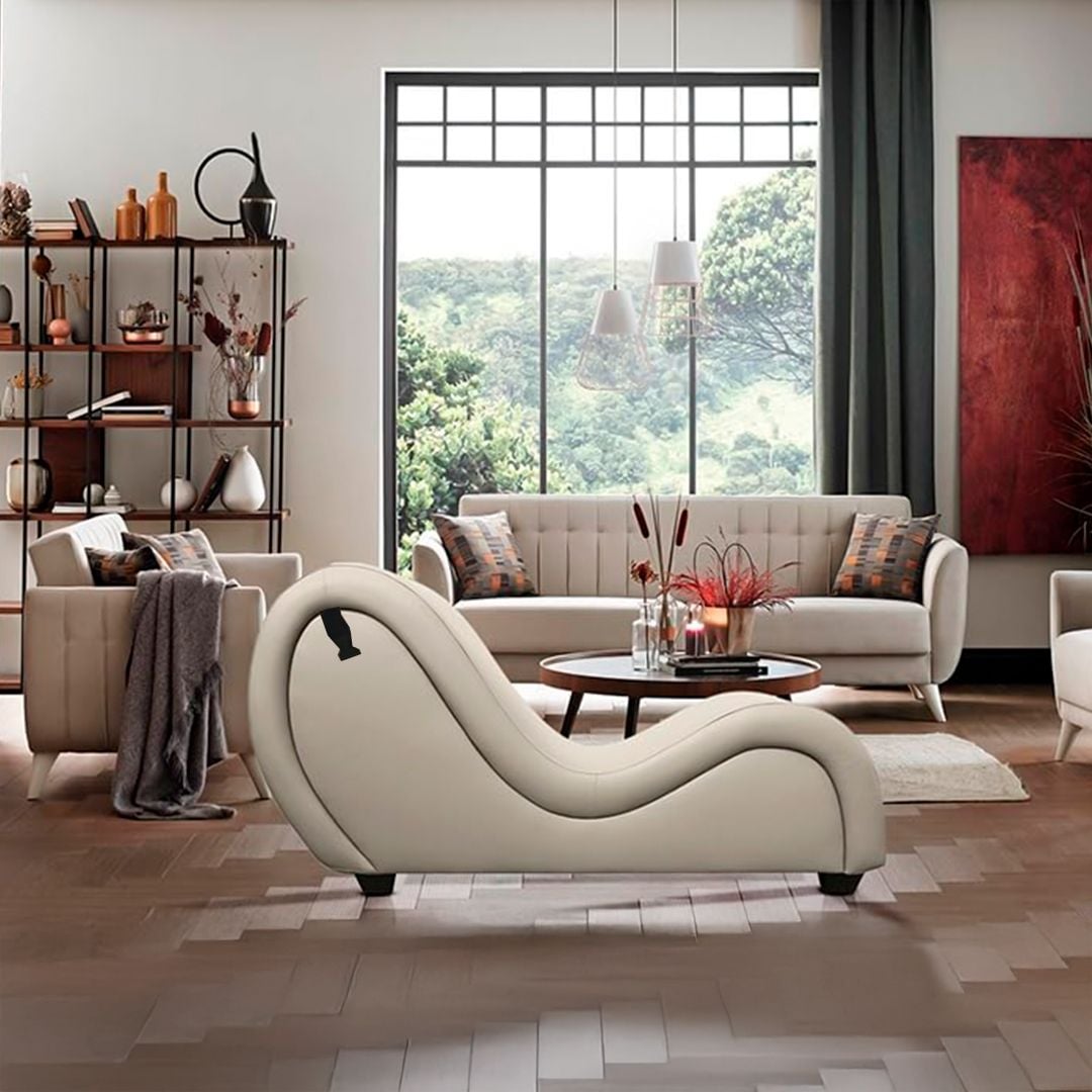 صوفا الاسترخاء بتصميم منحني - 3