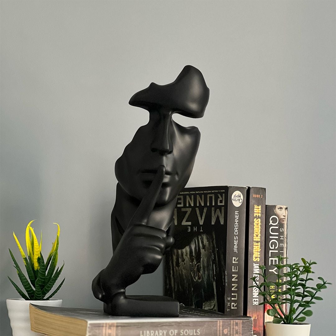 Silence is Gold Thinker Statue product thumbnail 4