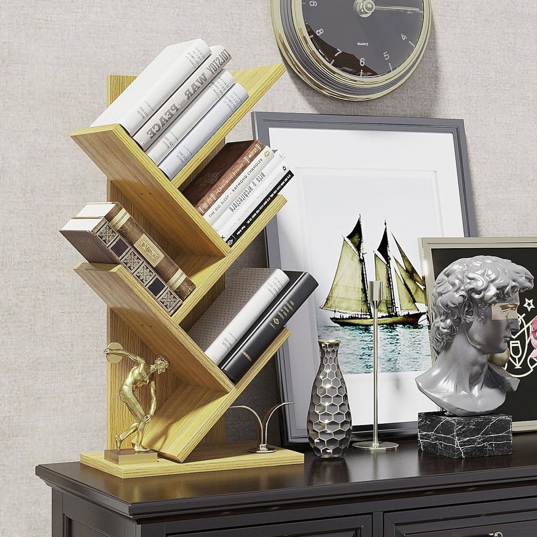 منظم الكتب الخشبي - 13