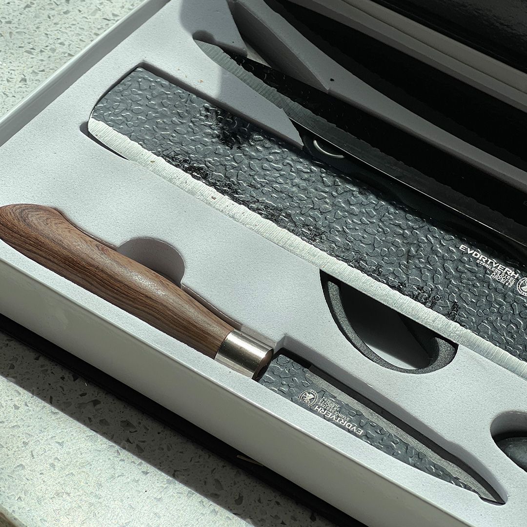 طقم سكاكين ستانلس ستيل للمطبخ - 32