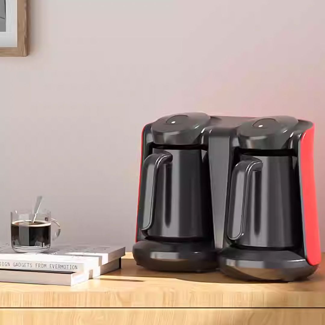 ماكينة صنع القهوة التركية المزدوجة - 10