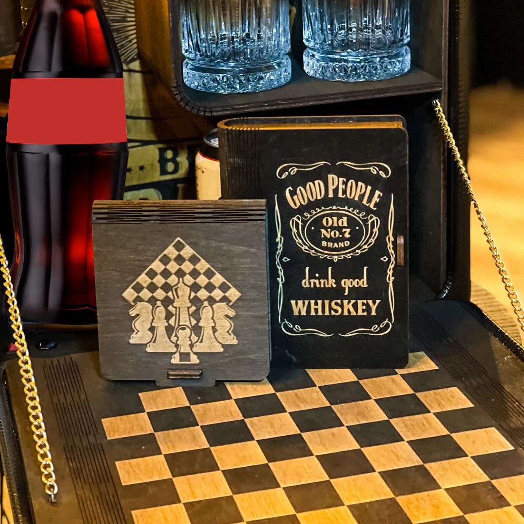 Mini Bar with Chess Board product thumbnail 4