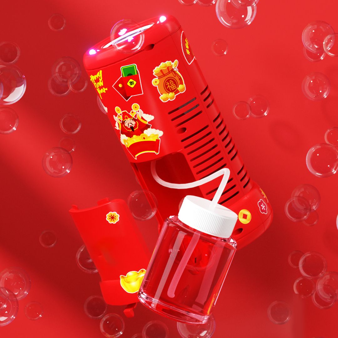 صانع الفقاعات على شكل ألعاب نارية - 6