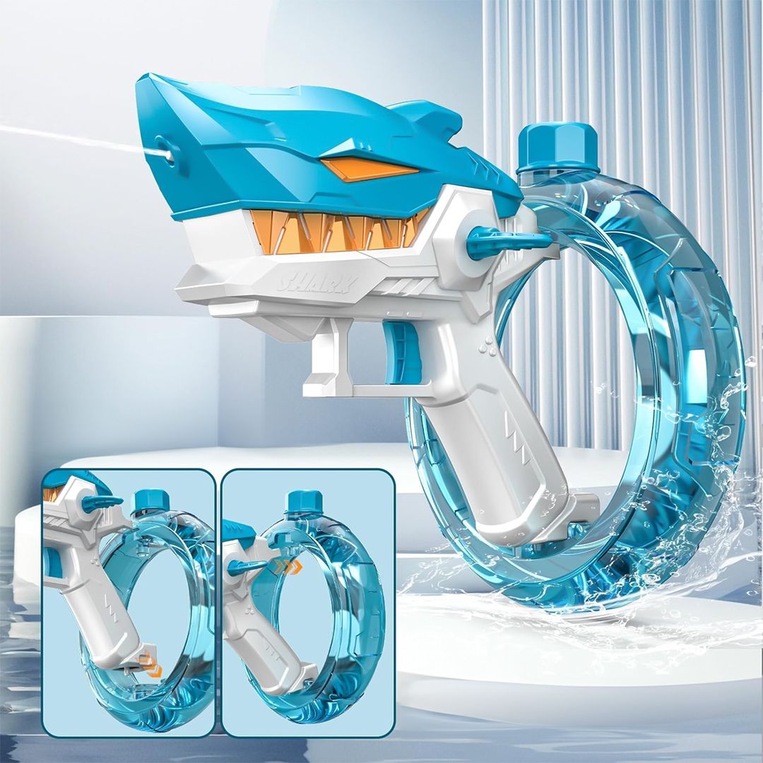 مسدس ماء رأس القرش الأوتوماتيكي - 12