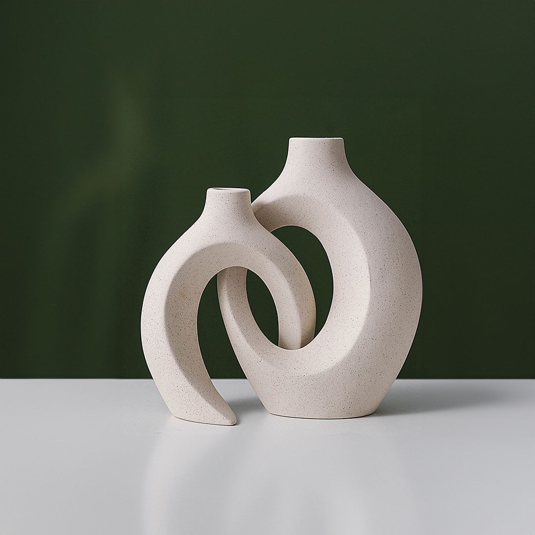 Ceramic Vase with Interlocking Design product thumbnail 9