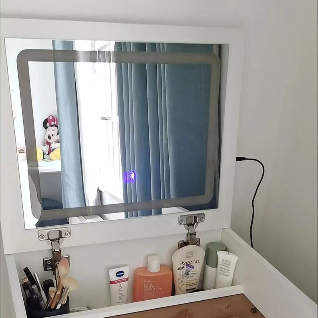 Vanity table with lighted mirror product thumbnail 7