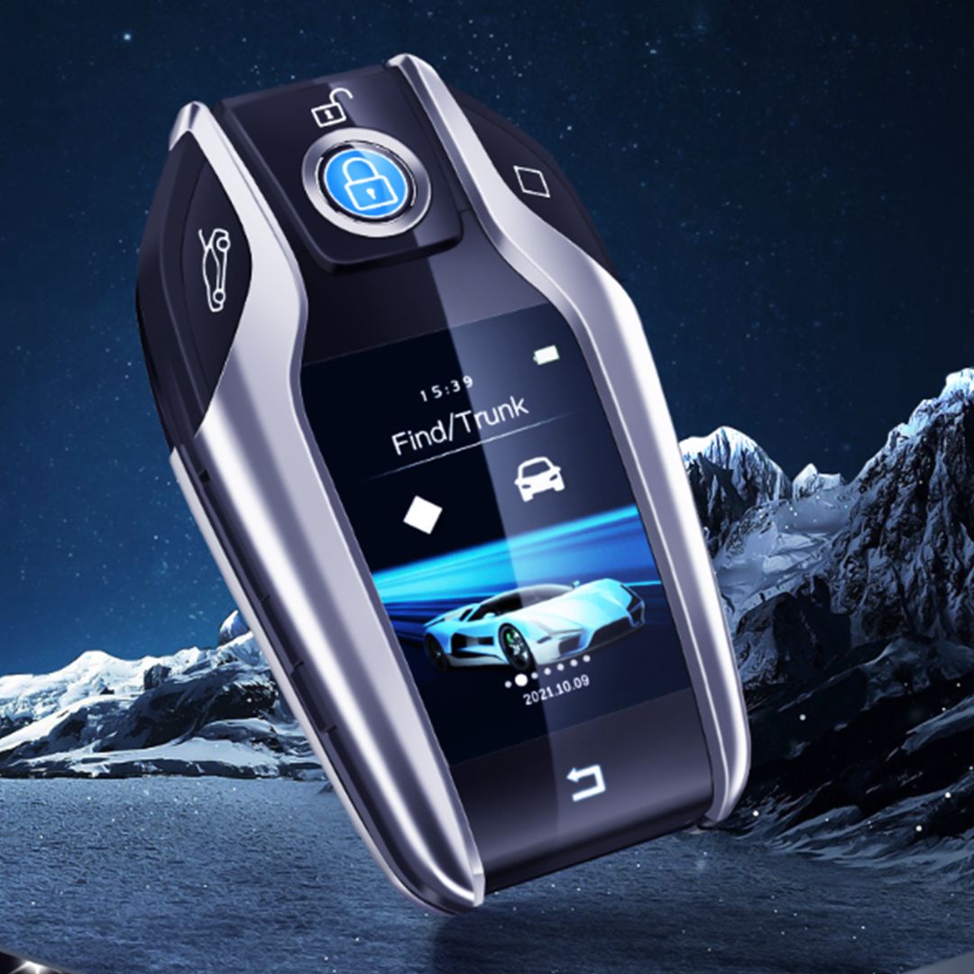 مفتاح ذكي للسيارة مع شاشة LCD	 - 18