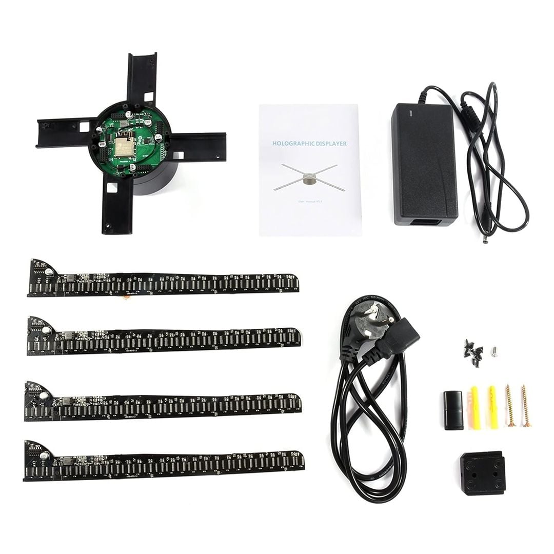 جهاز عرض هولوجرام 52 سم مع ستاند - 18