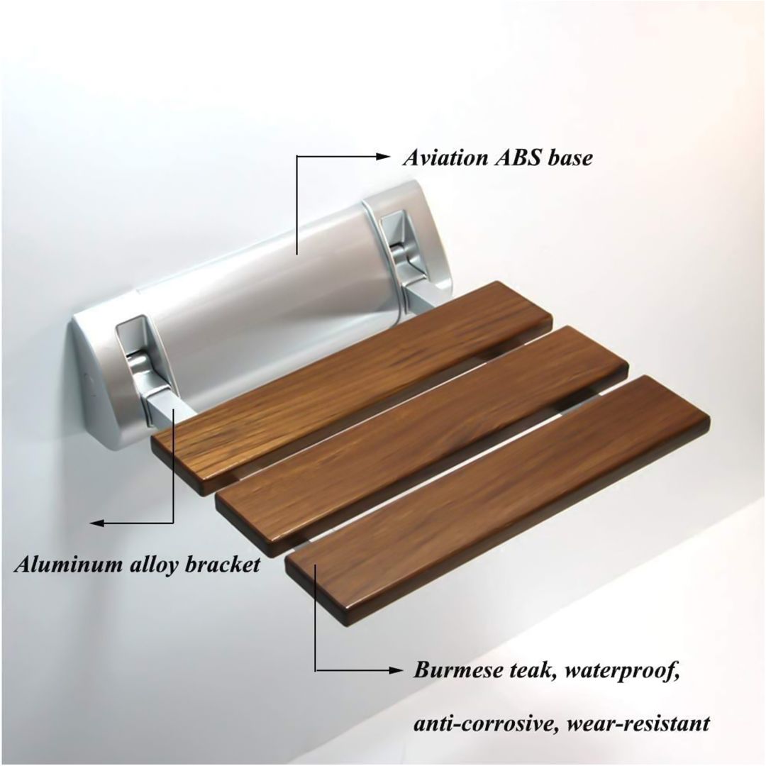 Foldable Wooden Shower Seat product thumbnail 10