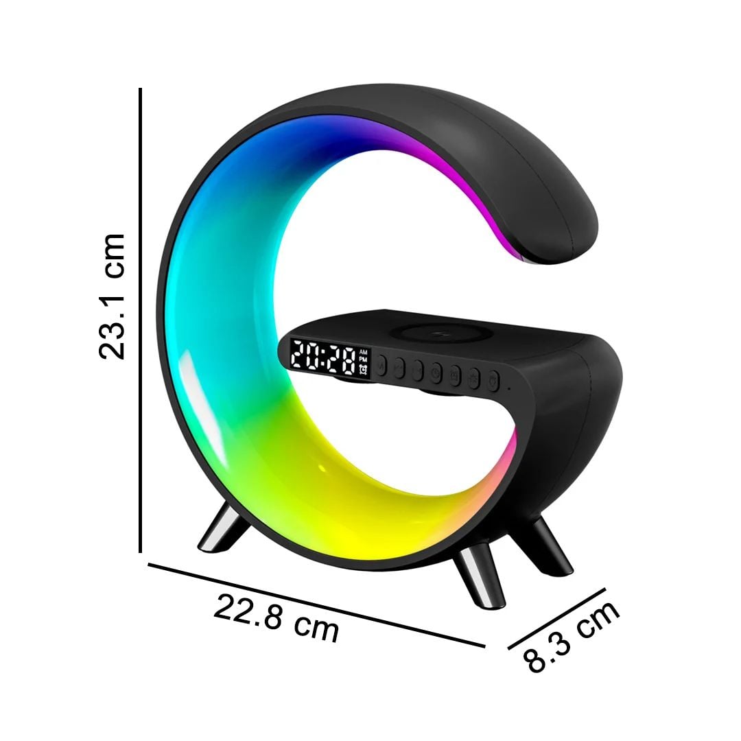 Wireless Charger Decor With Speaker And Clock product thumbnail 18