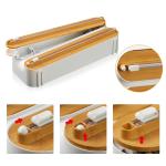 موزع تغليف مزدوج مع حامل للمناديل - 9