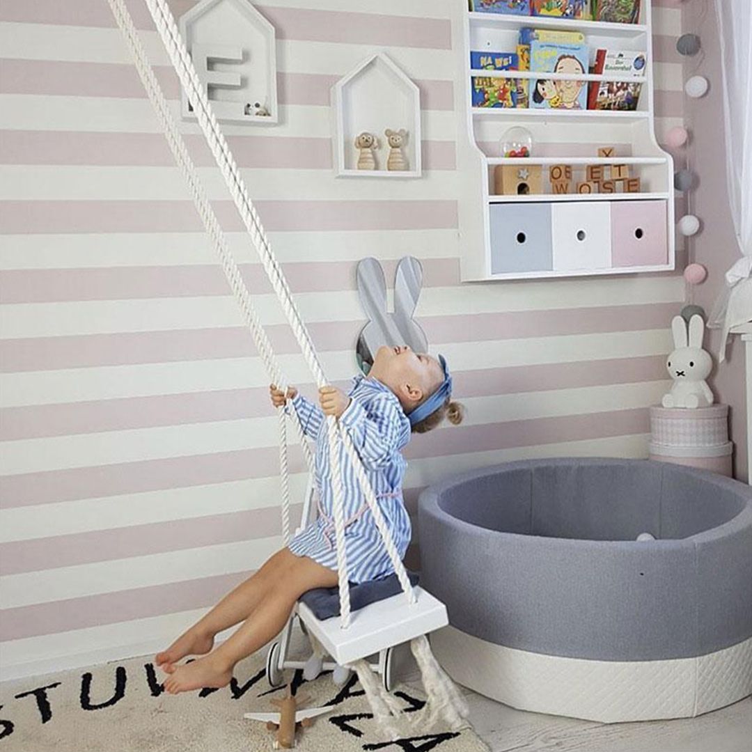 Children's wooden swing product thumbnail 3