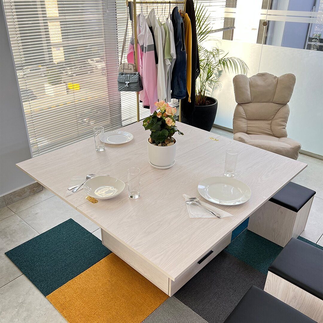 Hydraulic Center Table with Four Seats product thumbnail 8