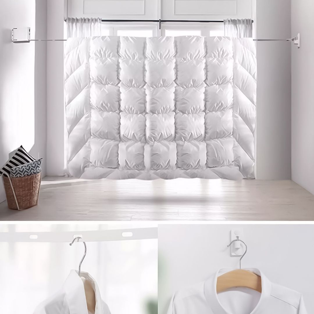 Invisible Indoor Clothesline With Hanger product thumbnail 13
