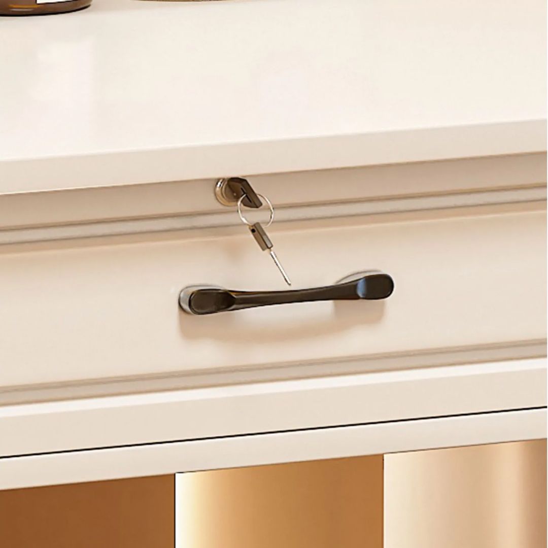 Modern Dressing Table With LED Mirror and Chair product thumbnail 7