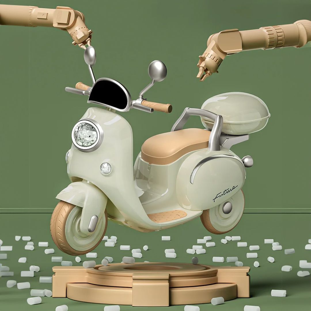 دراجة فيسبا للأطفال بمقعدين - 10