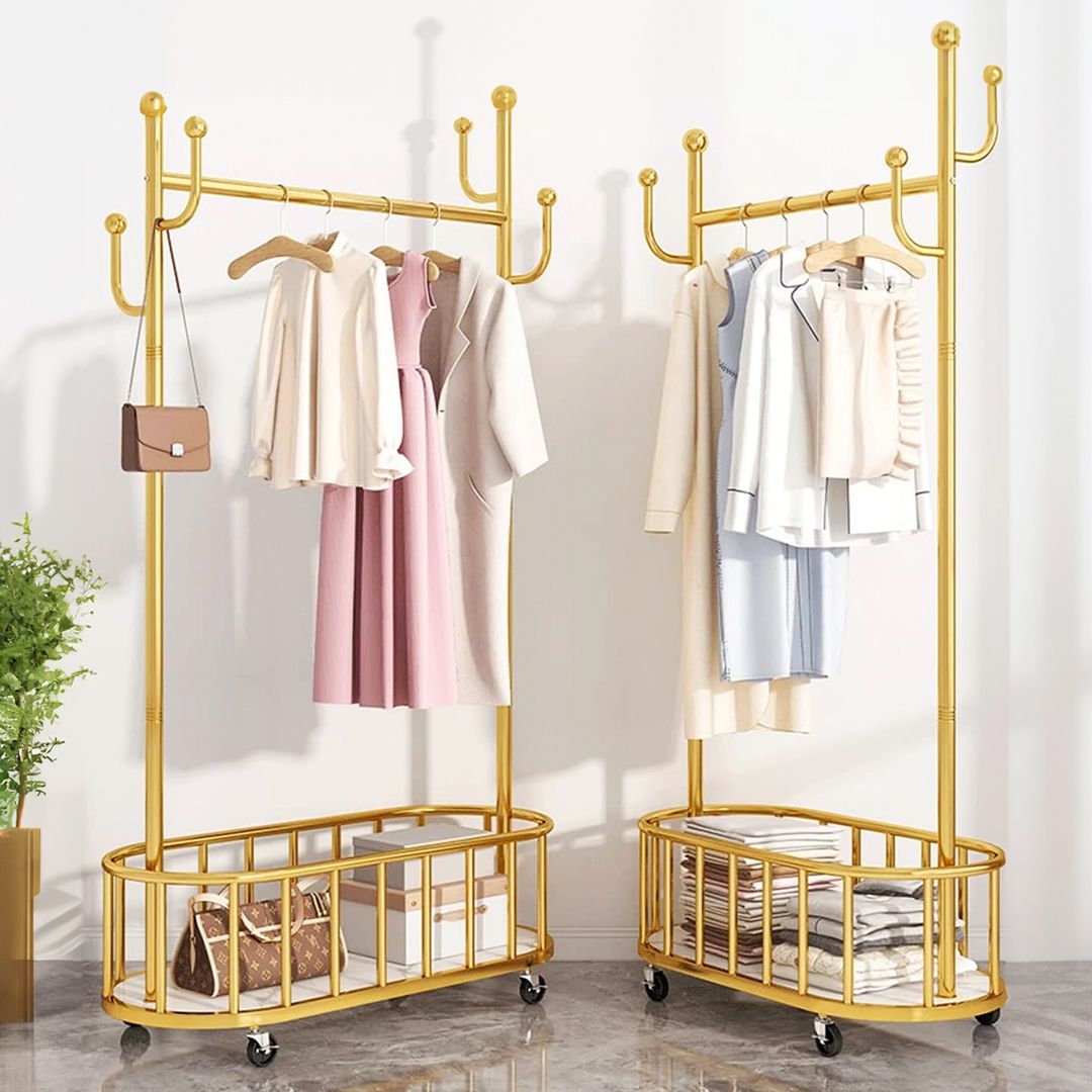 Clothes Stand with Wheels and Basket product thumbnail 14