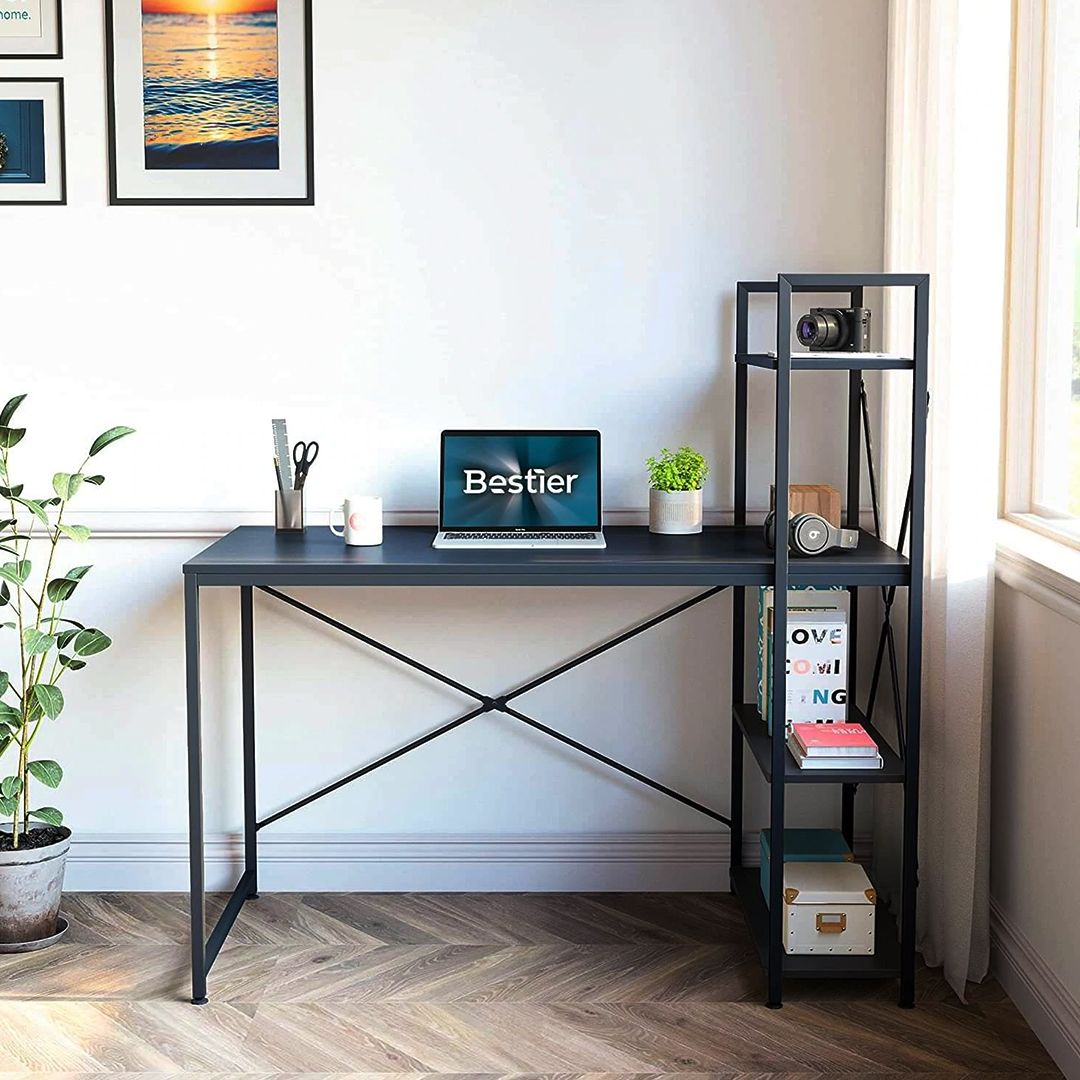 Computer Desk with Shelves 120 cm product thumbnail 5