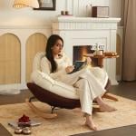 كرسي هزاز للاسترخاء مع مسند للقدمين - 13