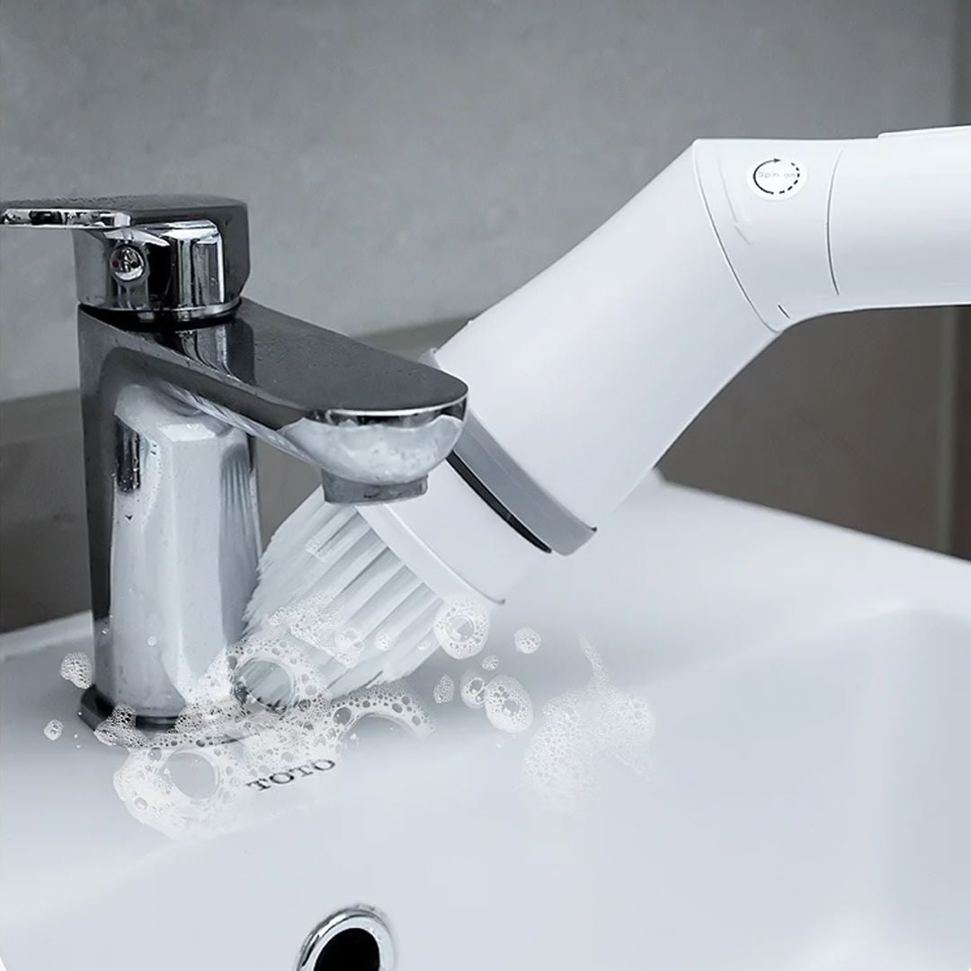 Cordless Cleaning Brush with 6 Heads product thumbnail 3