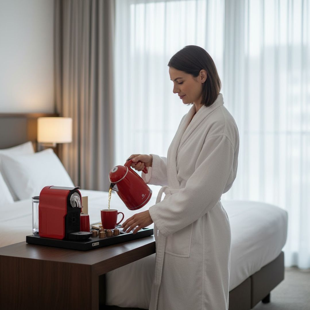 ركن ضيافة فندقي متكامل لتحضير المشروبات - 10