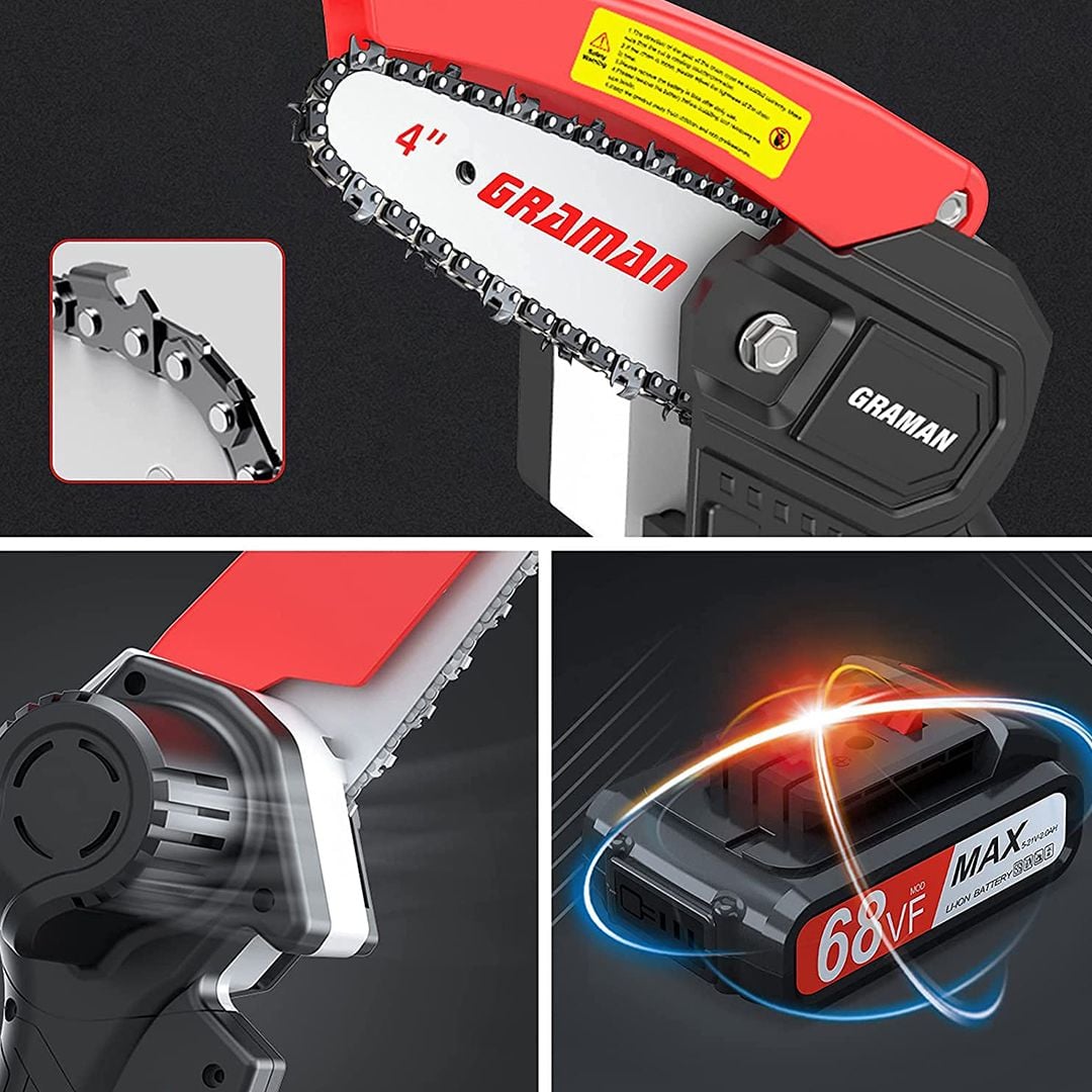 Cordless Handheld Chainsaw - 4 Inch product thumbnail 20