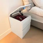 Nightstand with Hidden Safety Safe - 8
