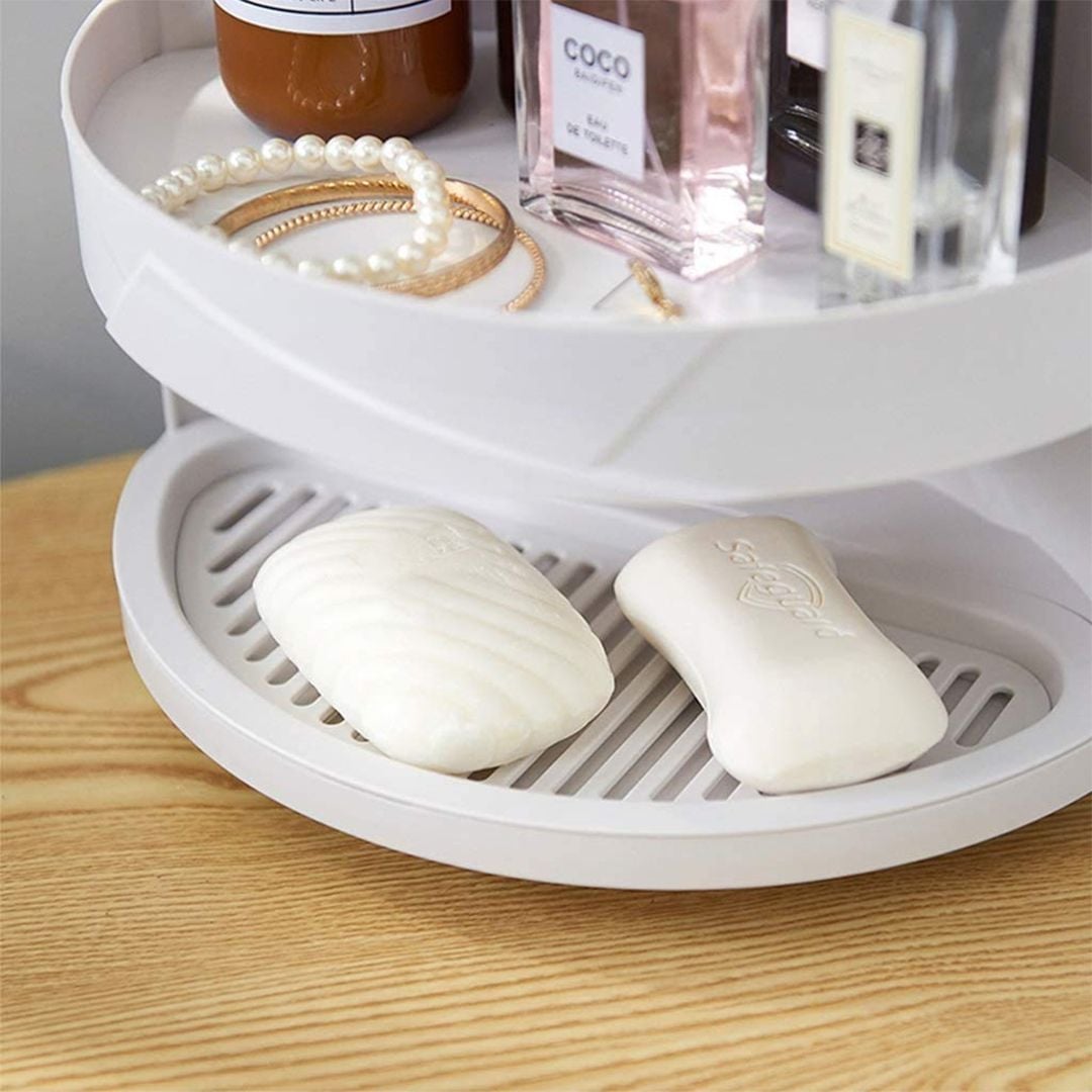Bathroom Cabinet With Rotating Shelves - 9