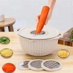 مبشرة ومصفاة بلاستيكية مع غطاء - 1