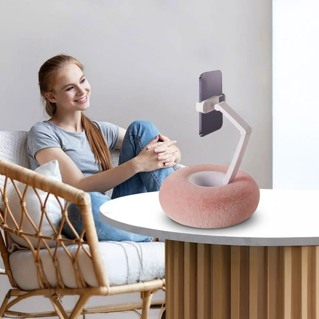 حامل هاتف مع قاعدة تسالي و مشروبات - 4