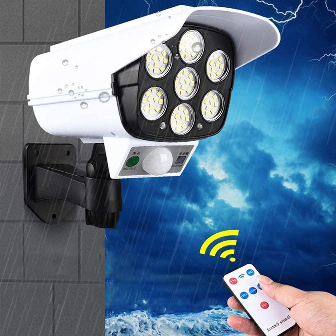 Outdoor Security Light with Monitor Sensor Set