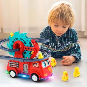 لعبة سيارة الإطفاء مع البطات للأطفال - 4