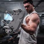 لوح اللياقة البدنية مع مؤقت وأحبال مقاومة