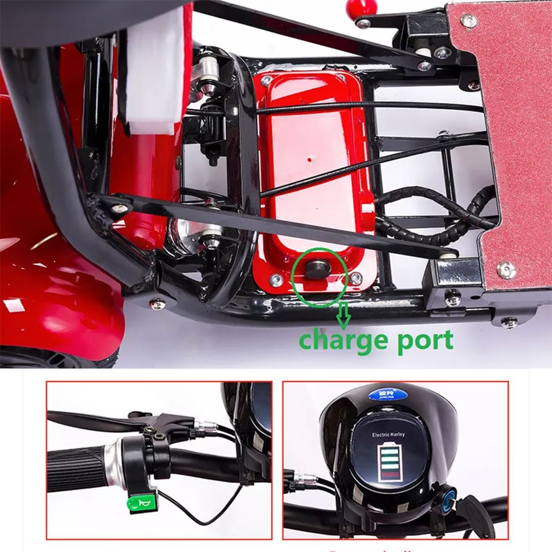 سكوتر كهربائي للكبار قابل للطي - 10